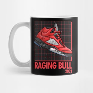 AJ 5 Retro Bull Sneaker Mug